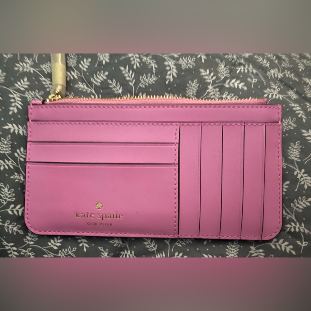 Kate Spade Pink “Sticky Situation” Card Holder NWT - Picture 2 of 4